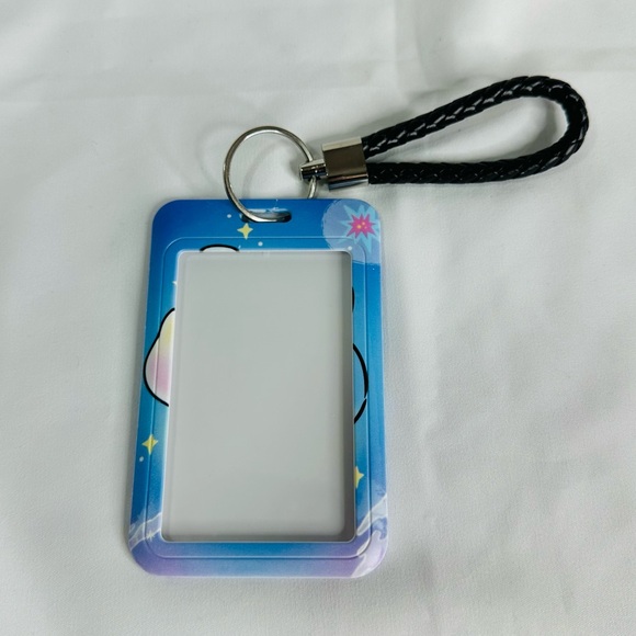 Labubu The Monsters LABUBU BUBBLE Badge ID Holder Wristlet & Key Chain - Picture 2 of 6